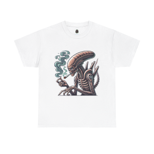 Alien Smoking Graphic Tee